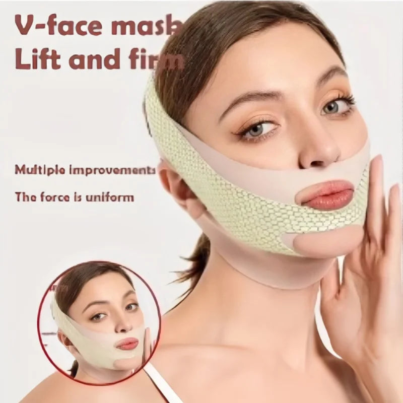 Face-Lift With Sleep Face V Shaper Facial Slimming Bandage Relaxation