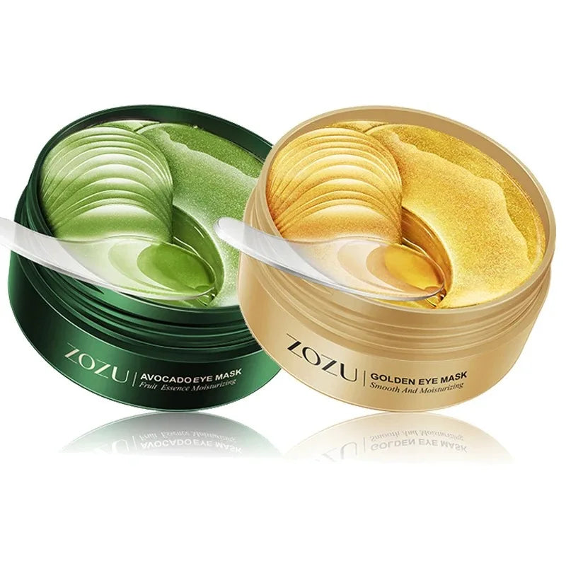 60/120 Pieces Eye Mask Avocado Gold Moisturize Firming Improve Eye Bags