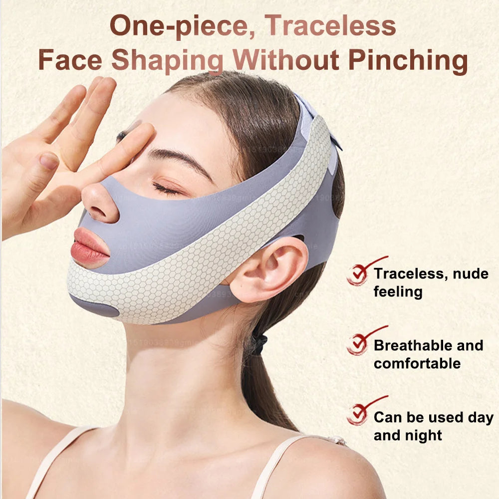 Face Lifting Bandage V Line Facial Shaper Facial Slimming Reduce Double Chin Cheek Shape Lift Anti Wrinkle Fade Nasolabial Fold