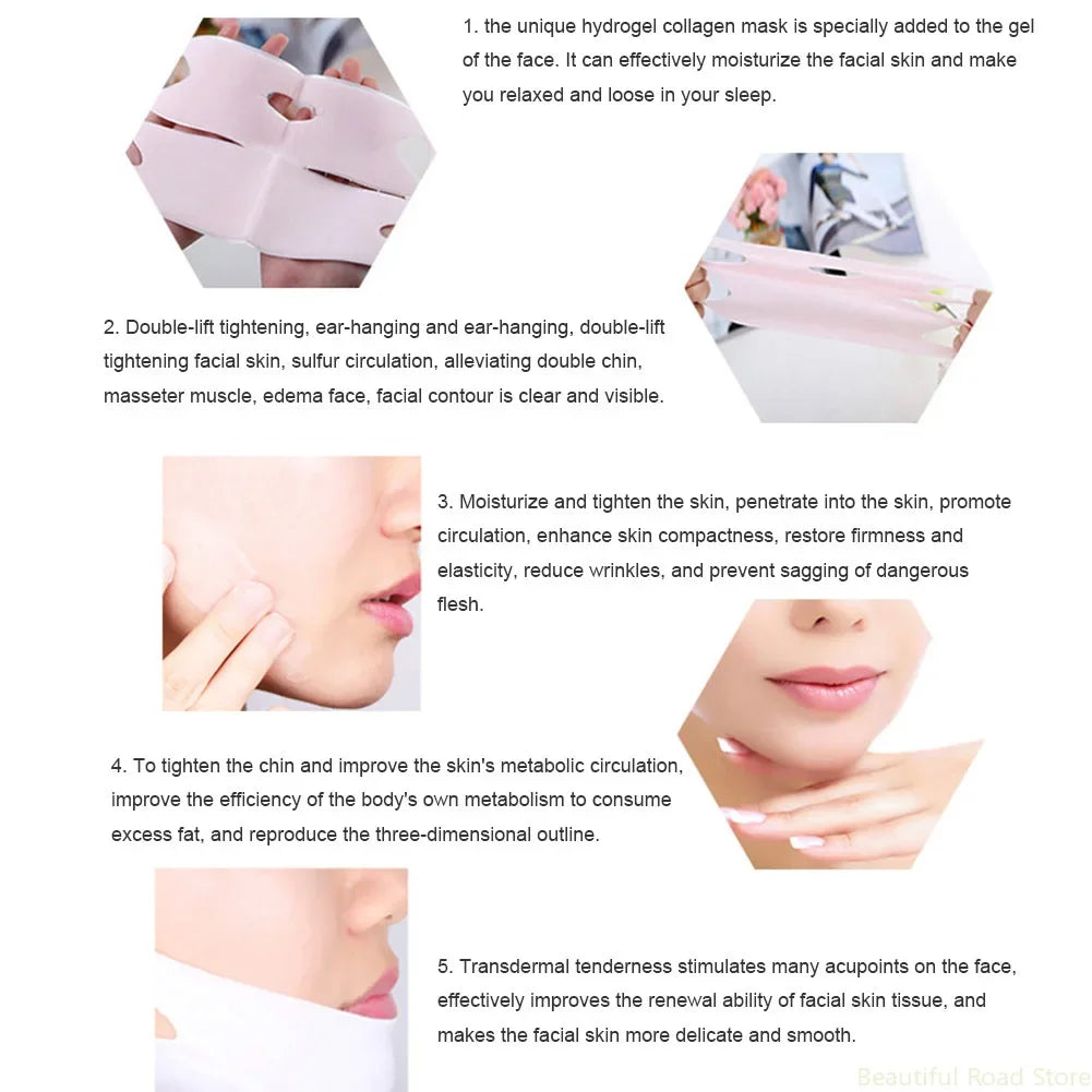 1pc Face Lifting Slim Mask Facial Chin Cheek Slimming Lift Up V Shaper Bandage Skin Care Beauty Health