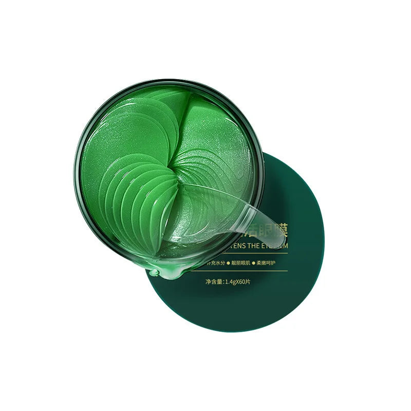 60-Piece Pack of Unisex Adult Gold Eye Patches, Moisturizing Eye Patches Rich in Collagen and Hyaluronic Acid, Alcohol-Free, Suitable for All Skin Types, to Help You Create a Firm and Radiant Eye Area.