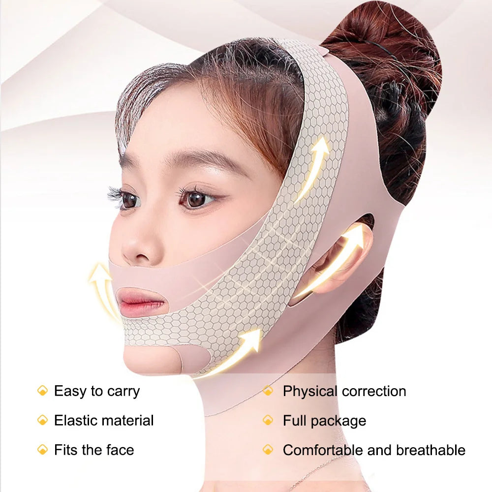 Face Lifting Bandage V Line Facial Shaper Facial Slimming Reduce Double Chin Cheek Shape Lift Anti Wrinkle Fade Nasolabial Fold